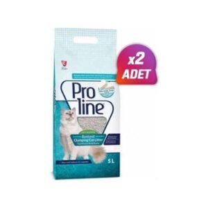 Pro Line 2 Adet -  Marsilya Sabunlu Topaklanan Bentonit Kedi Kumu 5 Lt