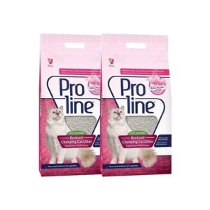Pro Line Proline Bentonit Topaklaşan Kedi Kumu Bebek Pudra Kokulu 5 Lt X2 Adet