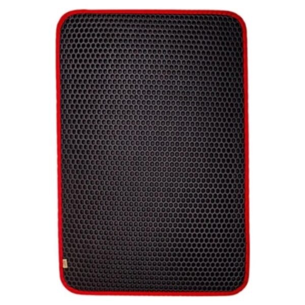 Cattie Premium Altıgen Kum Toplayıcı Kedi Paspası Kırmızı 50x75 cm