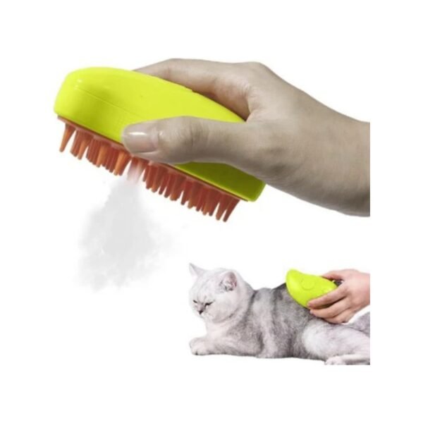 Pet Brush Buharlı Kedi ve Köpek Tarağı Masaj ve Tüy Bakım Fırçası