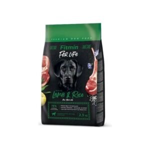 Fitmin For Life Tüm Irklar Için Kuzu Etli ve Pirinçli Yetişkin Köpek Maması 2.5 kg