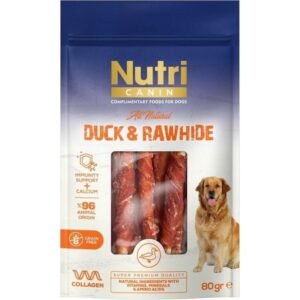 Nutri Canin Ördek Sarılı Kemik 80 g