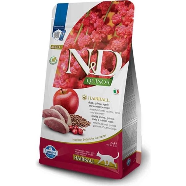 110001132373930-1.jpg N&d Quinoa Tahılsız Tüy Yumağı Önleyici Yetişkin Kedi Maması 1,5kg