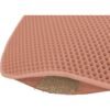 Cattie Taraklı Kum Toplayıcı Kedi Tuvaleti Paspası Pembe M 50 x 50 cm