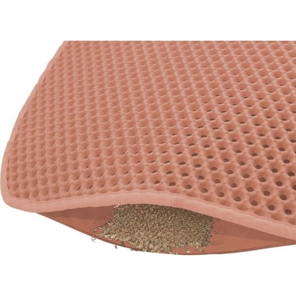 Cattie Taraklı Kum Toplayıcı Kedi Tuvaleti Paspası Pembe M 50 x 50 cm