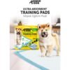 Hachi Dog Köpek Eğitim Pedi 60x90 cm Sarı 5 Katmanlı 30 Adet