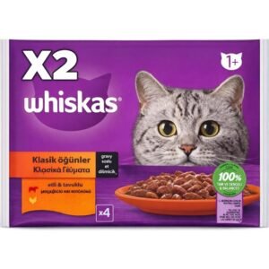 Whiskas Klasik Öğünler 2'li Paket