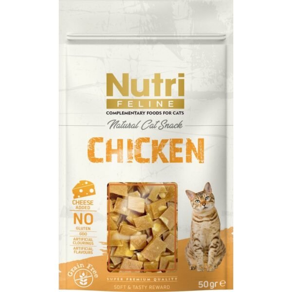 Nutri Feline Tavuklu Peynirli Kedi Ödülü Nutri Feline Tavuklu Peynirli Kedi Ödülü