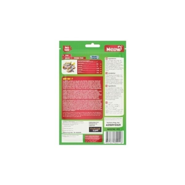 Moow Yengeçli Istakozlu ve Keçi Sütlü Yetişkin Sıvı Kedi Ödül Maması 6x12 g