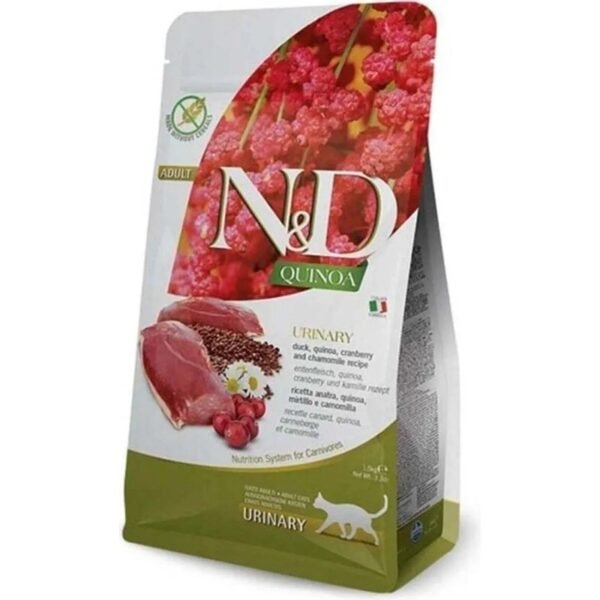 N&D Quinoa Urinary Ördek Etli Tahılsız Yetişkin Kedi Maması 1,5 kg