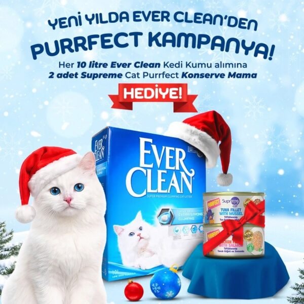 110001721107483-1.jpg Ever Clean Litterfree Paws Kedi Kumu 10 L x 2 + 4 Supreme Cat Konserve Avantaj Paketi