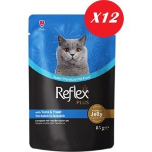 Reflex Ton Balıklı Alabalıklı Kedi Maması 12'li