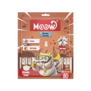 Moow ton balıklı karidesli kedi kreması