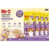 Me-O Creamy Treats Ton Balıklı ve Deniz Taraklı Kedi Ödül Kreması 4 Paket – 240 g
