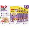 Me-O Creamy Treats Ton Balıklı ve Deniz Taraklı Kedi Ödül Kreması 6 Paket – 360 g