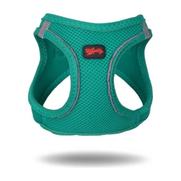 Tailpetz Air-Mesh Harness Köpek Göğüs Tasması Yeşil S