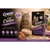 Crocus Cat Cream Somonlu ve Karidesli Krem Kedi Ödül Maması 4X15 G | Vitamin Destekli Sıvı Kedi Ödülü