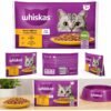 110001990424678-1.jpg Whiskas Pouch Yetişkin Kedi Yaş Maması 4 x 85 g – 340 g