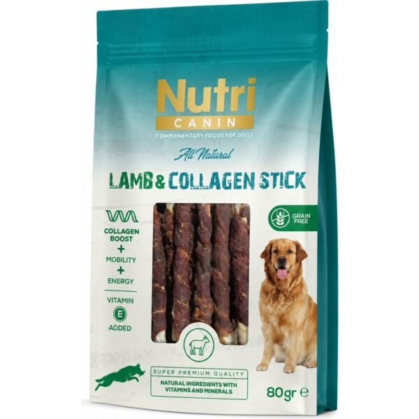Nutri Canin Lamb & Collagen Stick Kuzu Etli Köpek Ödülü 80 g