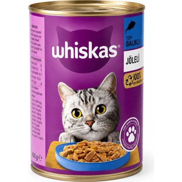 Whiskas Yetişkin Kedi Konserve Yaş Mama 400 gr – Ton Balıklı, Tavuklu ve Sığır Etli Çeşitleri