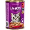 Whiskas Yetişkin Kedi Konserve Yaş Mama 400 g – Sığır Etli