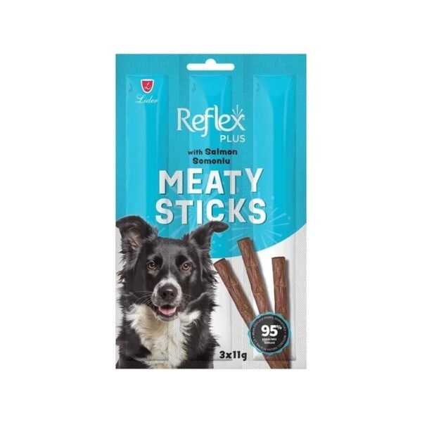 Reflex Plus Meaty Sticks Somonlu Köpek Ödül Maması 3 x 11 g 2'li Avantaj Paketi