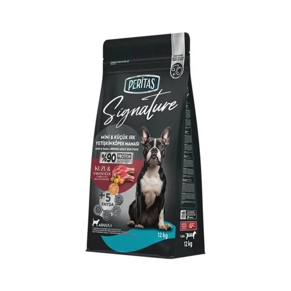 Peritas Signature Kuzu & Yabani Iğdeli Mini ve Küçük Irk Yetişkin Köpek Maması 12 kg