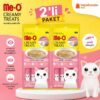 ‎Me-O Me-O Creamy Çizgili Orkinos Balıklı Kedi Ödül Maması 4X15 gr | 2'li ve 3'lü Avantaj Paketi