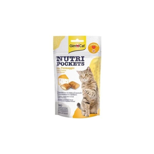 GimCat Nutri Pockets Peynirli Çıtır Kedi Ödül Maması 60 gr x 2