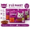 Whiskas Klasik Öğünler 3'lü Multipack Whiskas Klasik Öğünler 3'lü Multipack