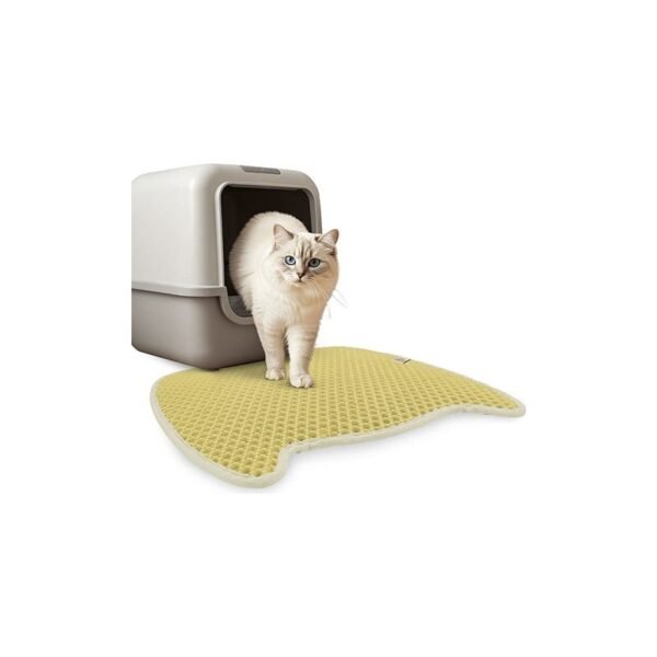 Cattie Taraklı Kum Toplayıcı Kedi Paspası Bej 50x75 cm