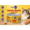 Supreme Cat Konserve Yaş Kedi Maması 85 gr x 5 Adet – Tavuklu Mousse ve Balıklı Kıyılmış Karışık Lezzet Paketi 425 gr