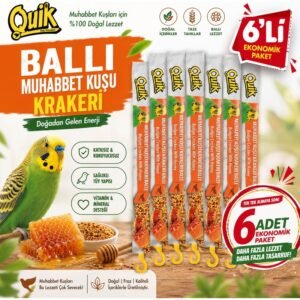Quik Ballı Muhabbet Kuşu Krakeri
