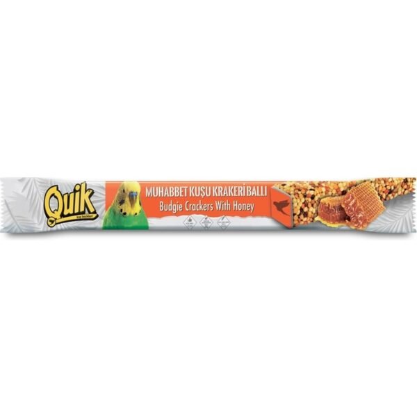 Quik Ballı Muhabbet Kuşu Krakeri 6’lı Paket Ballı Kuş Ödül Krakeri