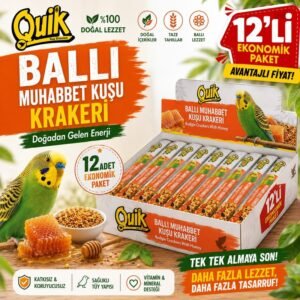 Quik Ballı Muhabbet Kuşu Krakeri