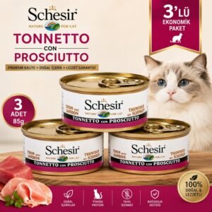 Schesir Ton Balıklı Jambonlu Kedi Maması