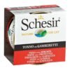 Schesir Ton Balıklı ve Karidesli Jöleli Yetişkin Kedi Maması 85 g x 3