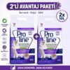 Proline Lavanta Kokulu Bentonit Kedi Kumu 10 L x2 + Crocus Karışık Krema Kedi Ödülü 4 Paket