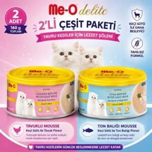Me-O Delite Yavru Kedi Konservesi 2'li