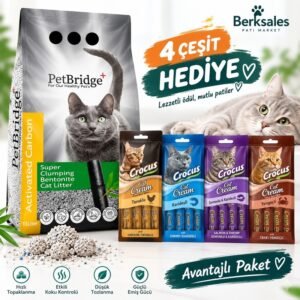 PetBridge aktif karbonlu kedi kumu