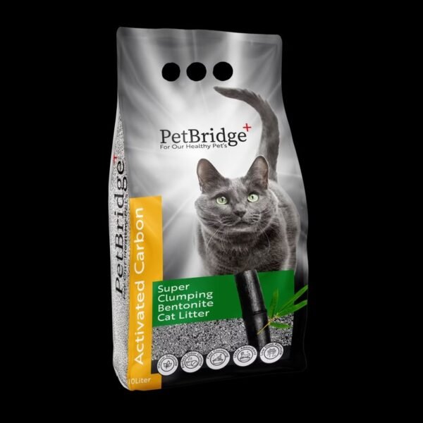 PetBridge+ Aktif Karbonlu Bentonit Kedi Kumu 10 L + 4 Çeşit Crocus Cat Cream 16x15 g Hediyeli