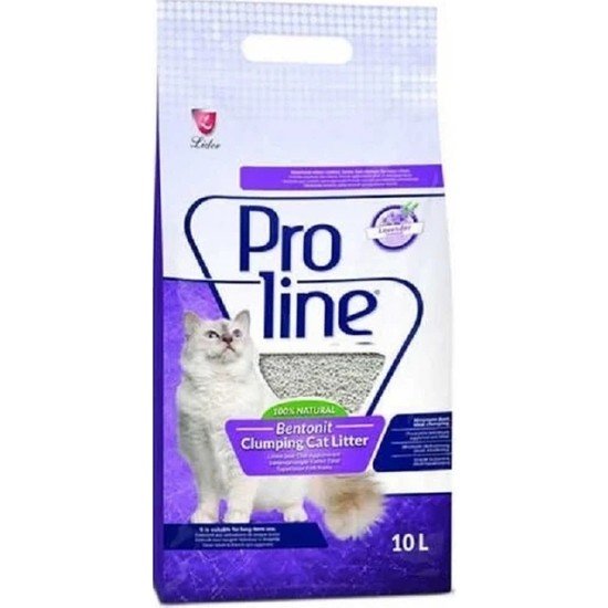 Proline Lavanta Kokulu Bentonit Kedi Kumu 10 L + 3 Adet Reflex Plus 85 G Yaş Mama Hediye