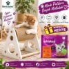 Beyaz Kedi Tırmalama Oyuncağı