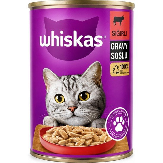 BerkSales Ahşap Döner Sisal Kedi Tırmalama Oyuncağı + Whiskas Sığırlı Yaş Mama Hediye