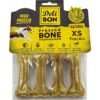 Delibon Deri Pres Kemik 4x7 cm Xs Beyaz ve Natural 2'li Paket Seti