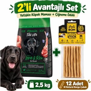 Fitmin kuzu etli yetişkin köpek maması