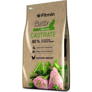 Fitmin Purity Castrate Tavuklu Kedi Maması 1,5 kg + Me-O Biotin 4X15 G