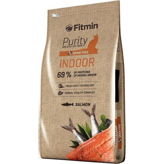 Fitmin Purity Indoor Somonlu Kedi Maması 1,5 kg + Crocus Somon Karides 4X15 G