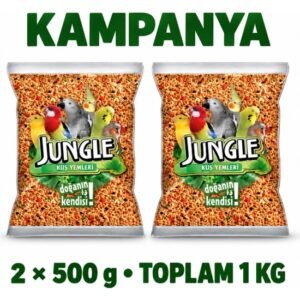 Jungle Muhabbet Kuşu Yemi 500 G x 2 Adet Toplam 1 kg