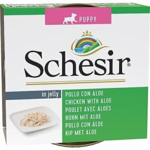 Schesir Jelly Tavuk Fileto ve Aloe Vera Jöle Içinde Yavru Köpek Konservesi 150 G